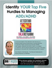 Identify Your Top Five Hurdles to Managing ADD/ADHD